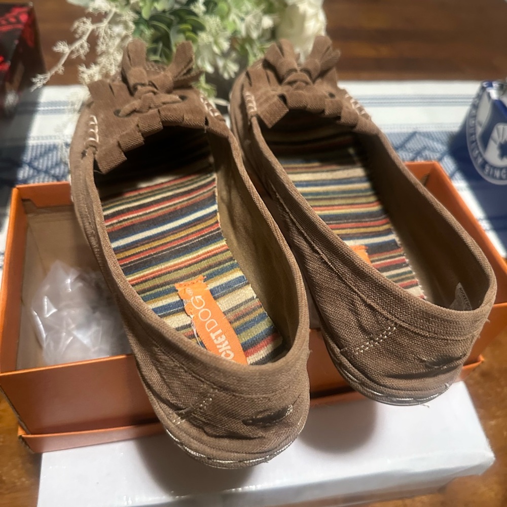 Rocket Dog Brown Moccasins with Suede Finish